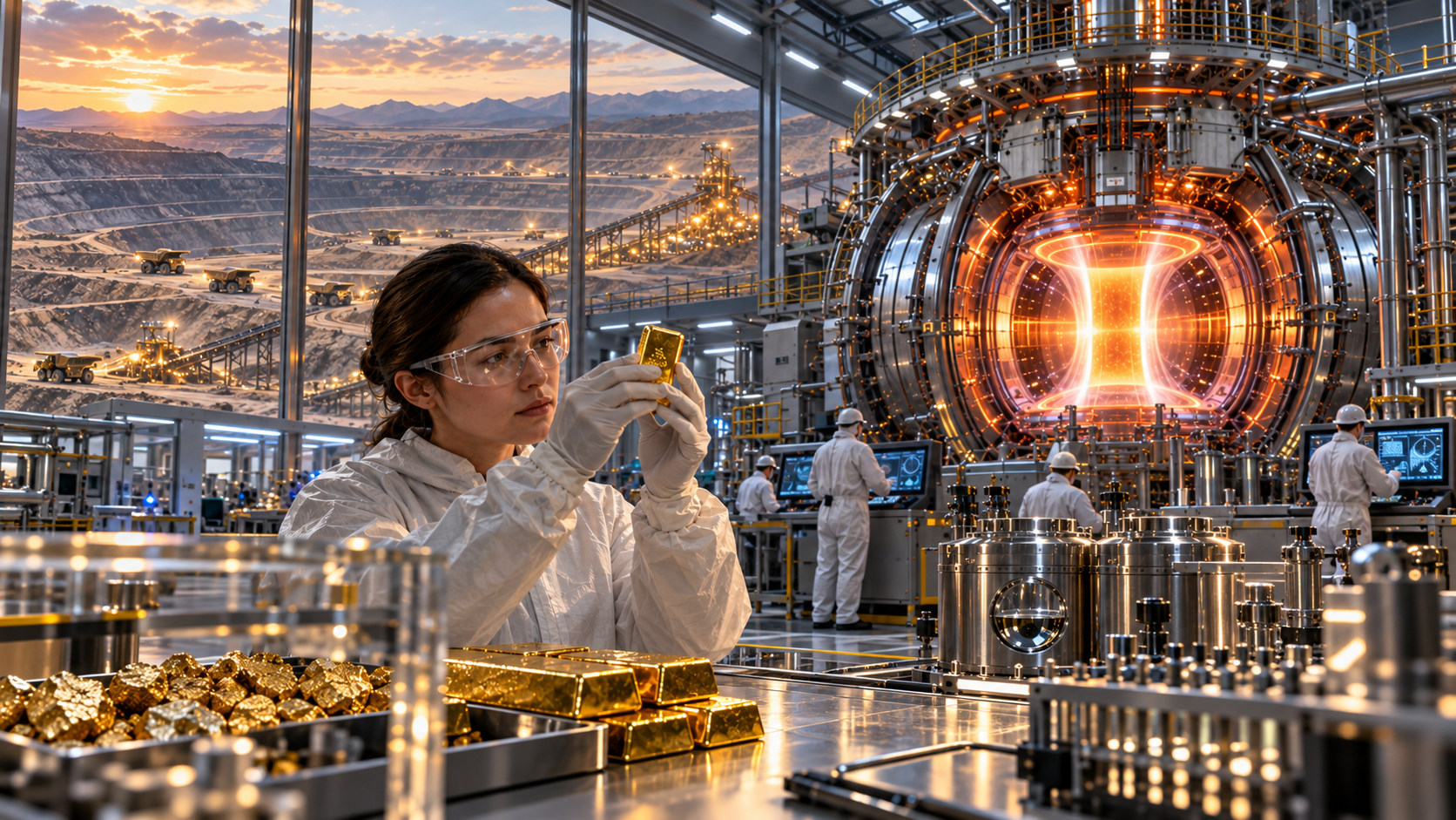¿FABRICAR ORO EN UN REACTOR NUCLEAR? LA NUEVA ALQUIMIA QUE PODRÍA TRANSFORMAR LA MINERÍA MUNDIAL